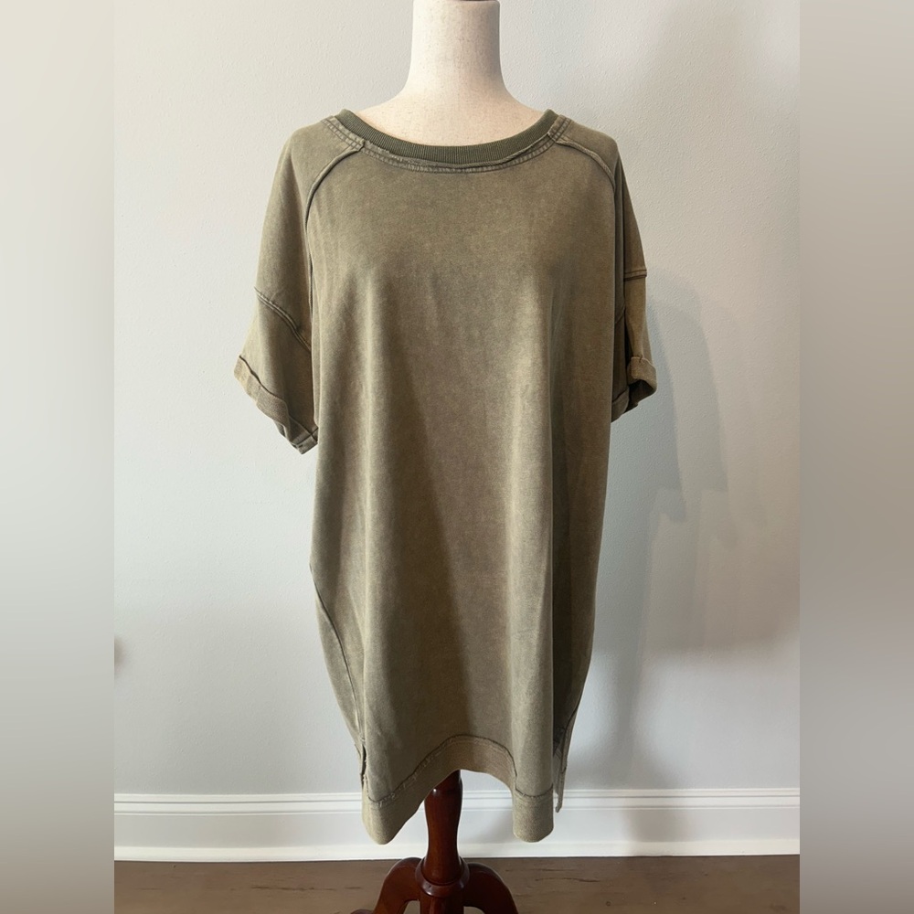 Umgee Olive Mini Dress